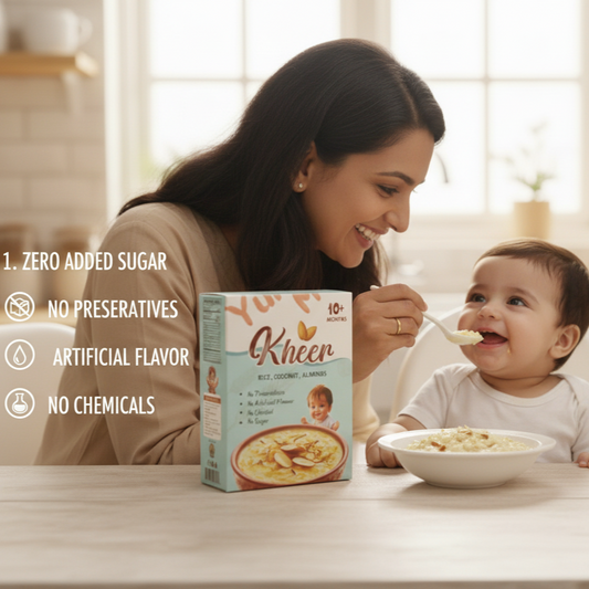 Natural Date Almond Rice Kheer Mix | Instant babies healthy kheer with Real Arabian Dates