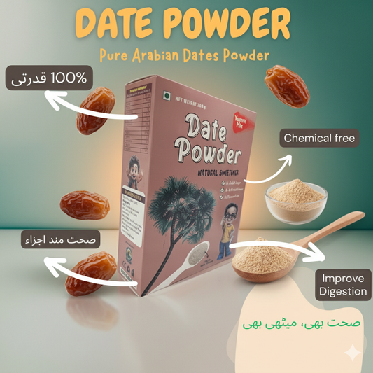 Dates Powder, Natural sweetener.