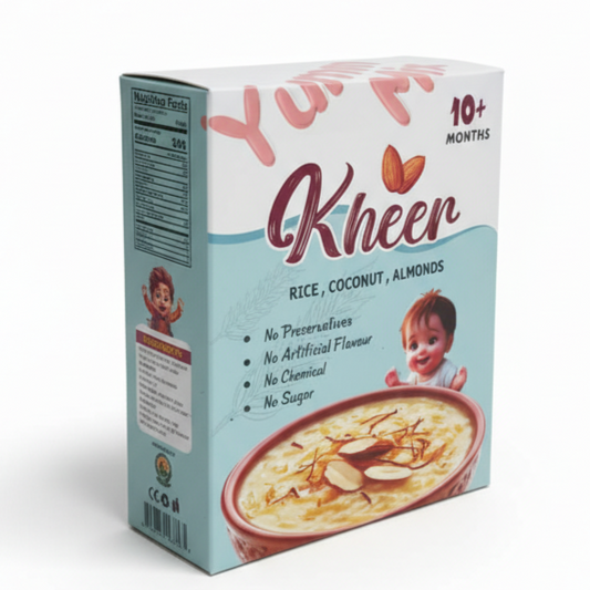 Natural Date Almond Rice Kheer Mix | Instant babies healthy kheer with Real Arabian Dates