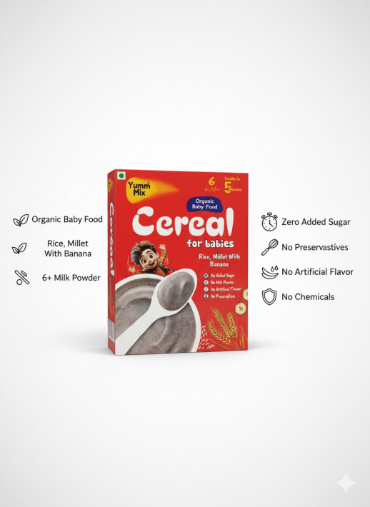 Baby food-Rice Jowar with Banana Cereal- 200G
